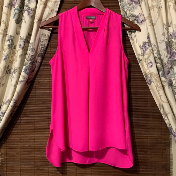 Vince Camuto Sleeveless Pink Blouse - Picture 3 of 6